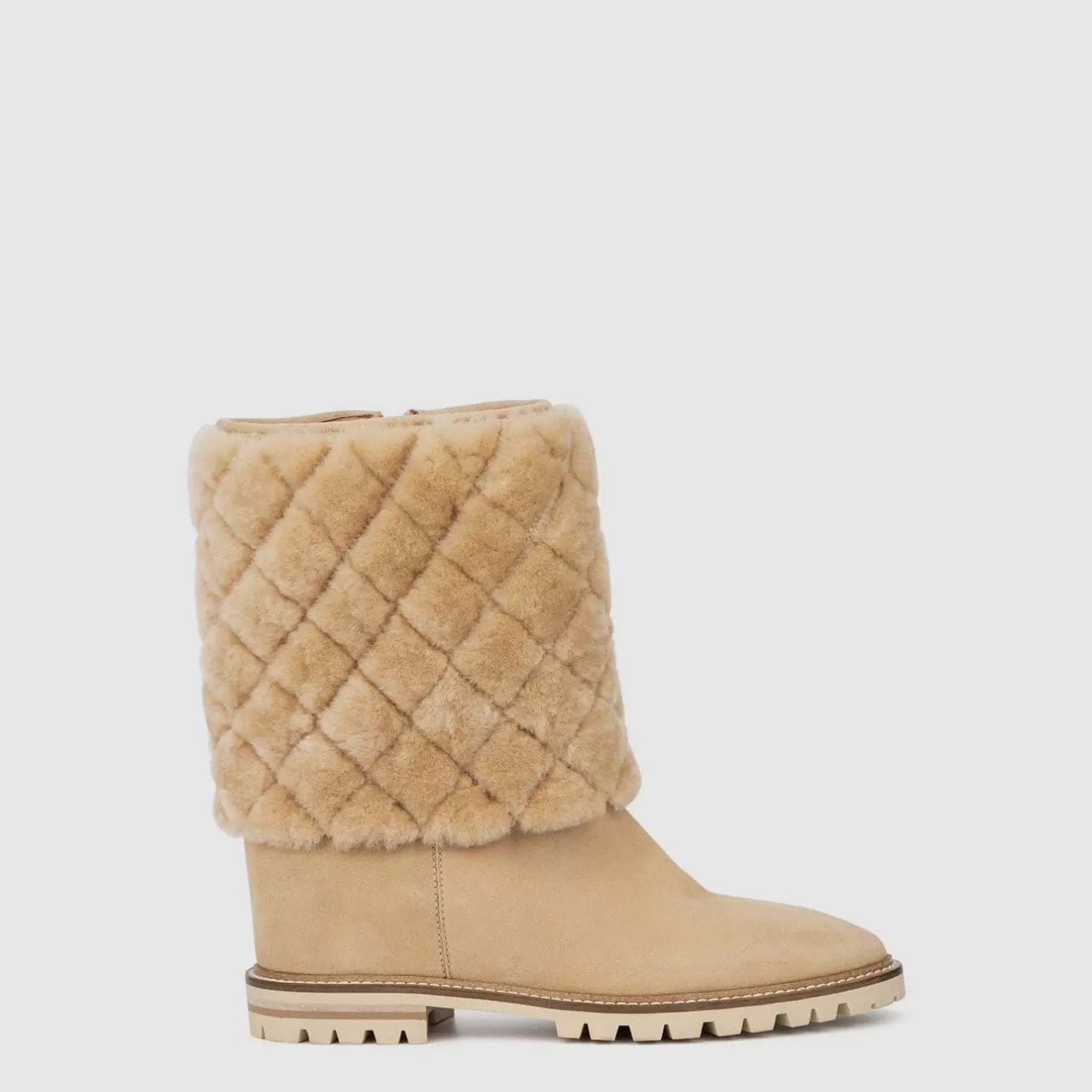 Women Aquatalia Boots | Casandra Beige