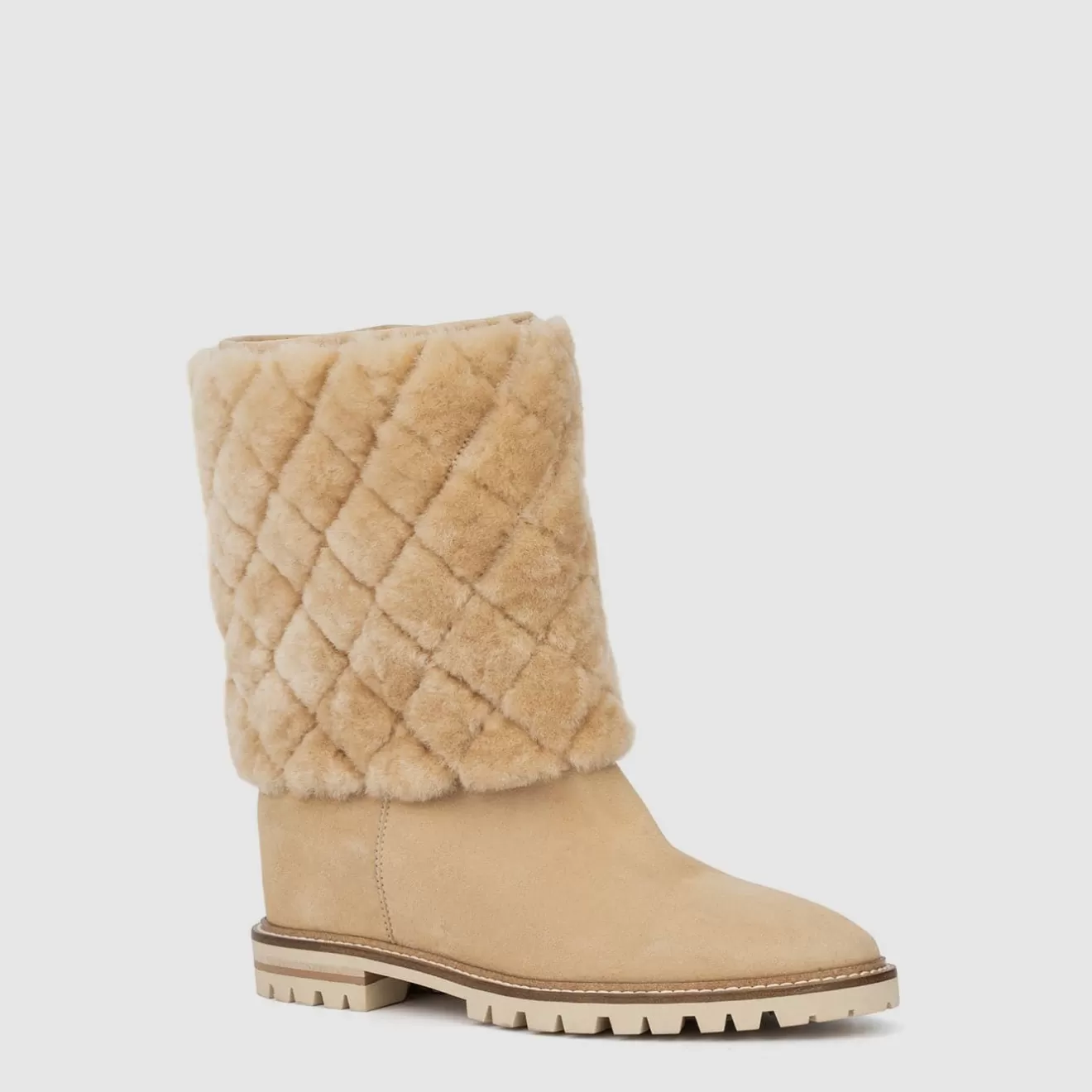 Women Aquatalia Boots | Casandra Beige