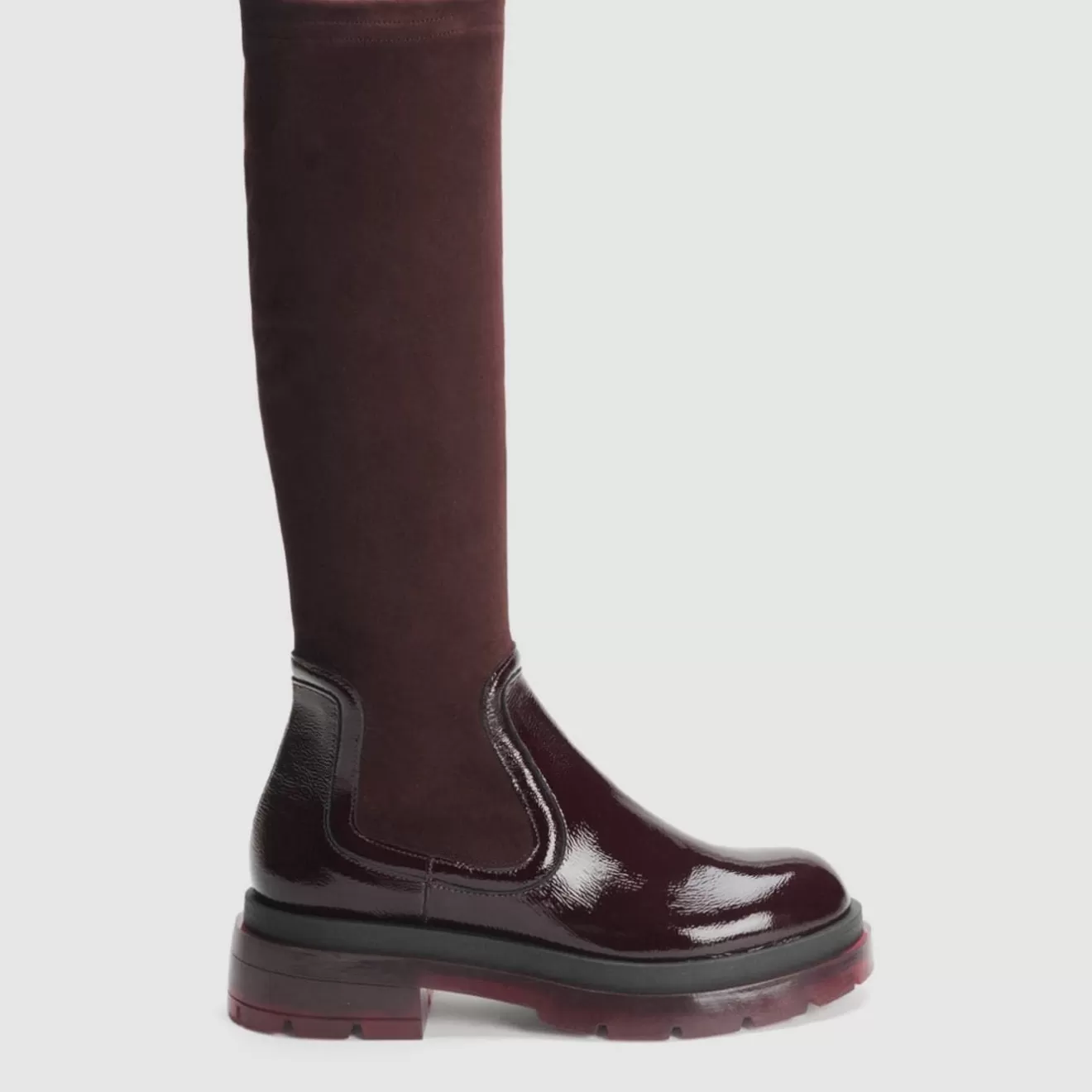 Women Aquatalia Boots | Drew Plum Deep Wine