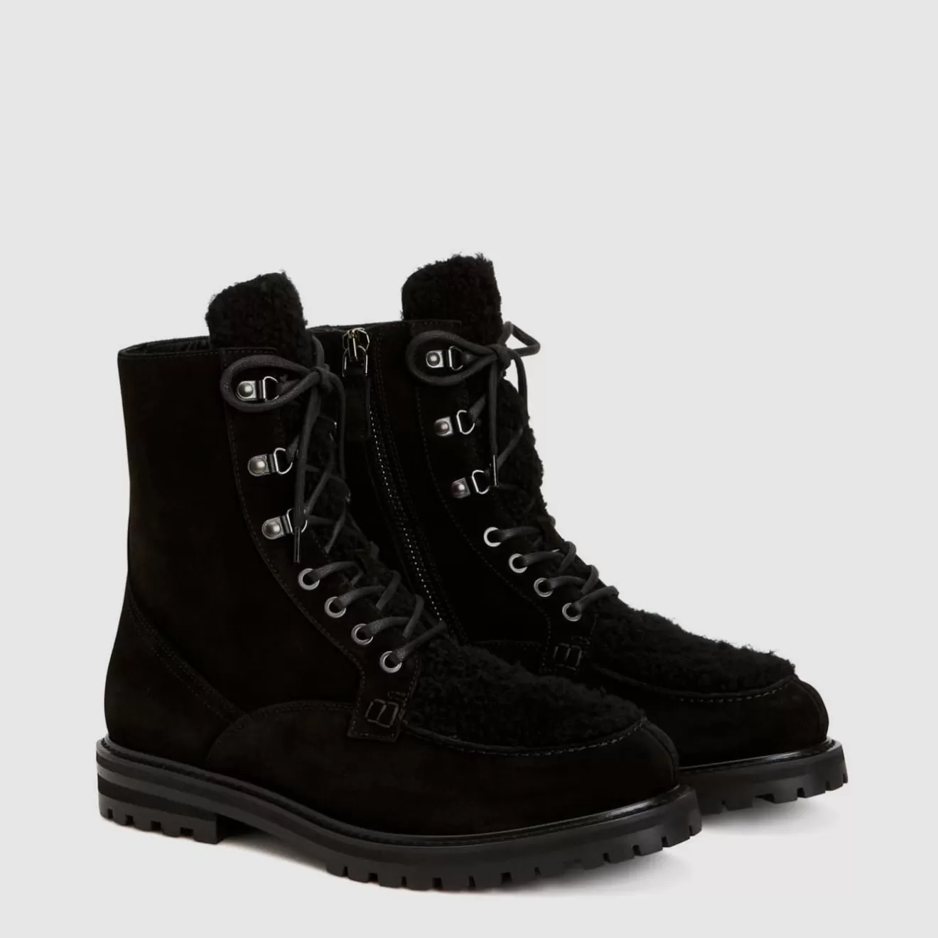 Men Aquatalia Boots | Isaac Black/Black