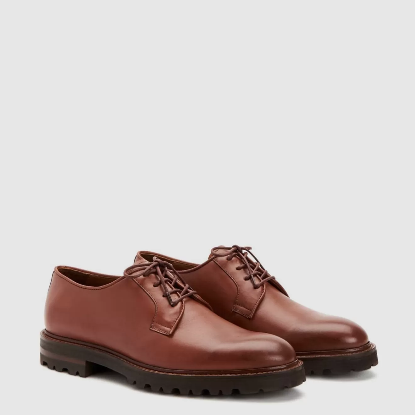 Men Aquatalia Oxfords & Loafers | Leon Cognac