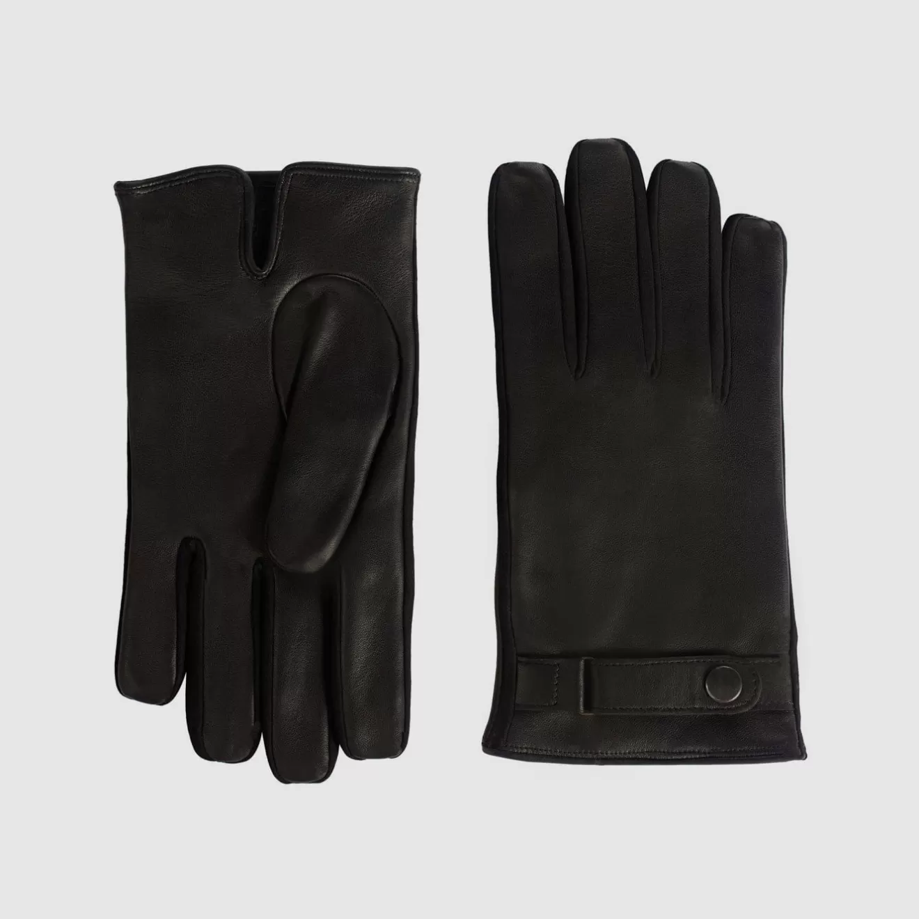 Men Aquatalia Gloves | Strap Glove Black