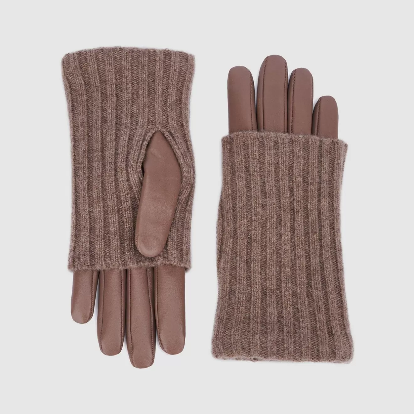 Women Aquatalia Gloves | Sweater Cuff Glove Taupe